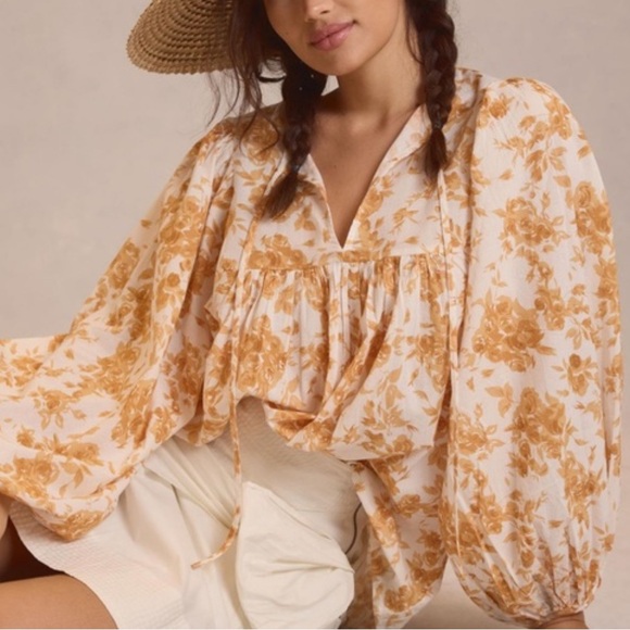 Mille Resort & Travel Charlie Top Oversized XL *see measurements * Fall Floral - Picture 1 of 5